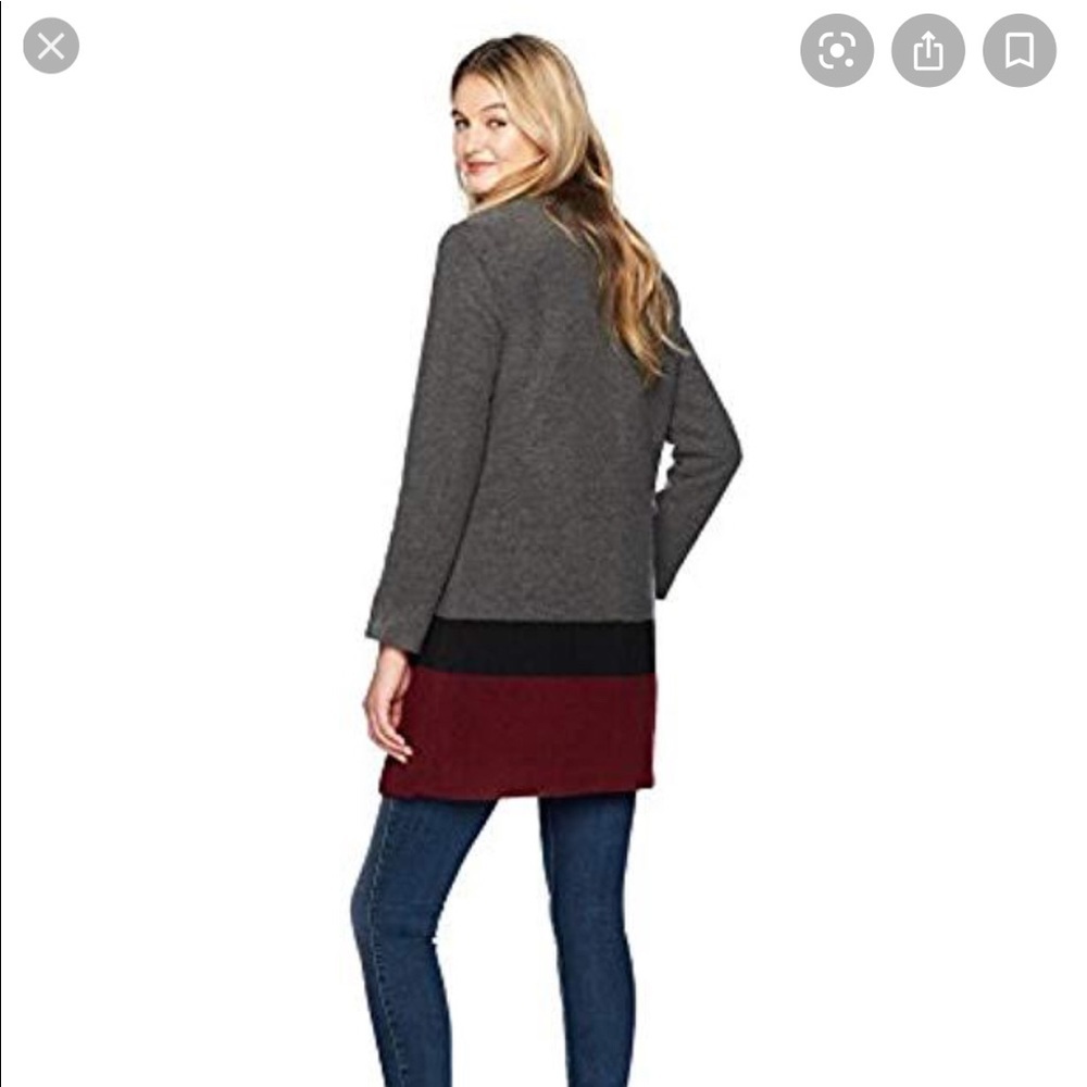 Cupcakes & Cashmere Ansell Color Block Coat M NWT